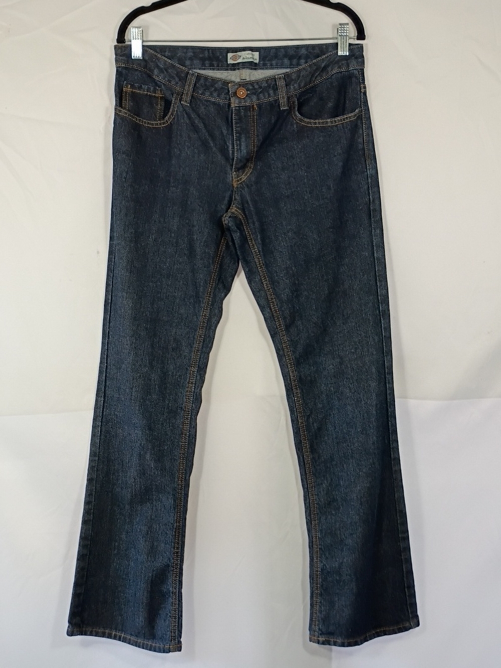 EUC Dickies Relaxed Fit Women's Jeans Size 4R With Toyota Emblem Back Pocket